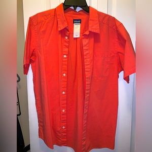 Patagonia, large, short sleeve button down shirt